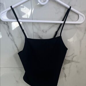 H&M Elegant Black Camisole Top